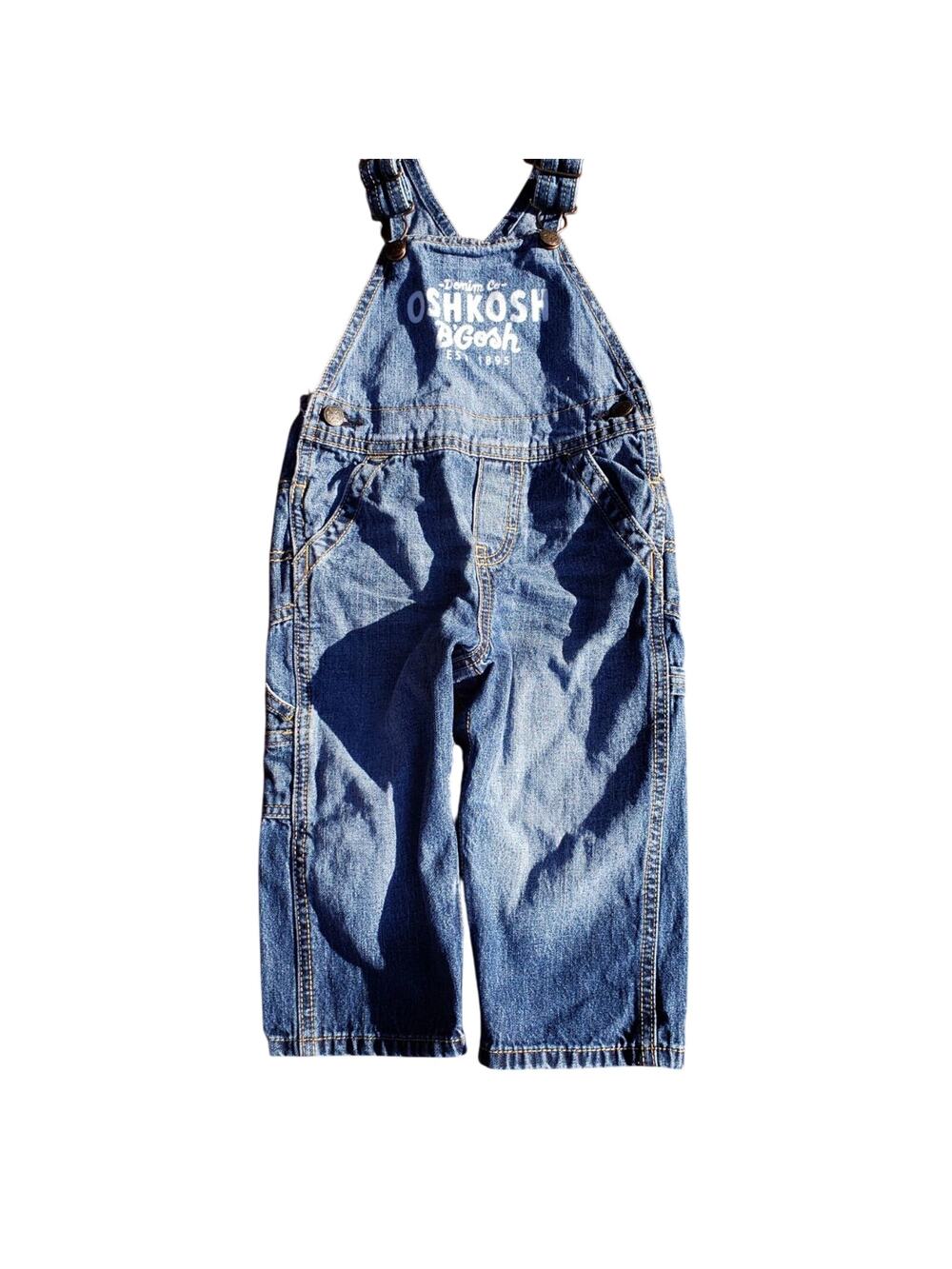 Oshkosh B'Gosh Boy's 18M Denim Bib Overalls